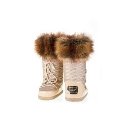 Buty Śniegowce z eco-futerkiem