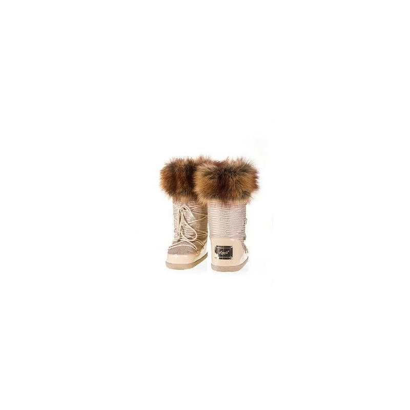 Buty Śniegowce z eco-futerkiem
