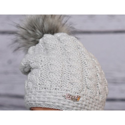 Smurf winter hat with pompom
